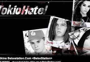 Tokio Hotel Bebo Skin - by Marfach (click image to view)